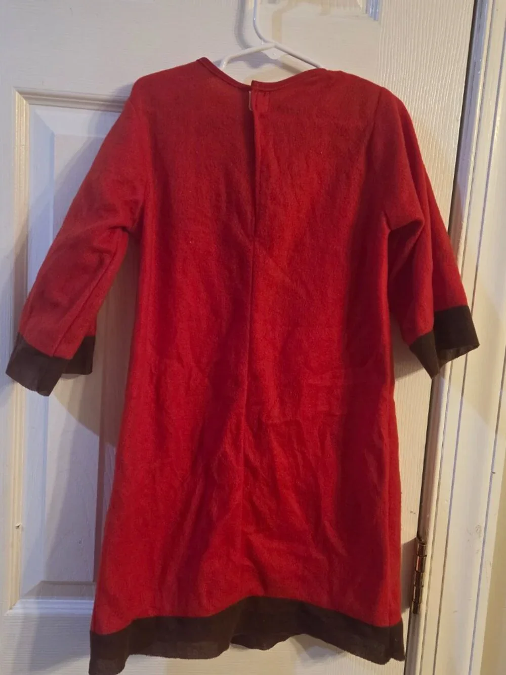 Star Wars Princess Leia Tunic Dress Toddler Size Red Brown Trim Embroidery